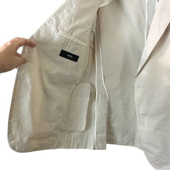 Boss Hugo Boss Slim Fit White Blazer Size 42R - Picture 12 of 16